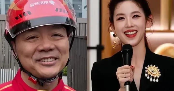 章澤天來深圳灣請工友喝冰飲，打扮低調素顏像女大，和劉強東真配