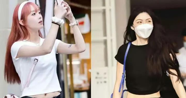 被上海街拍驚豔到了！滿街都是“T恤+闊腿褲”，卻個個時髦高級