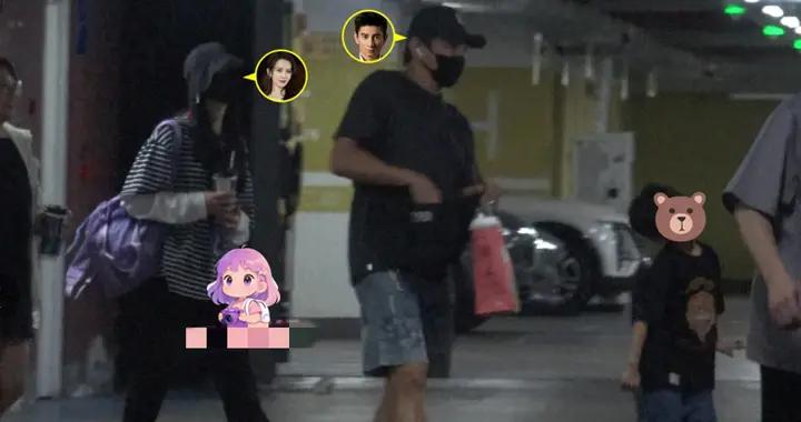 劉詩詩吳奇隆合體帶娃，兩人無交流，保持距離，6歲兒子很活潑