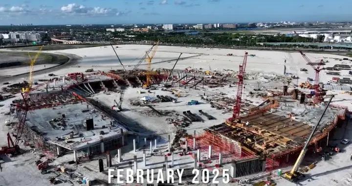 邁阿密國際新主場建設進度飛快，將創造超過15000個就業機會