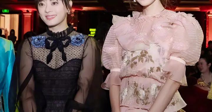50歲林志玲和42歲孫儷同框，林志玲的身材氣質優勢出來了