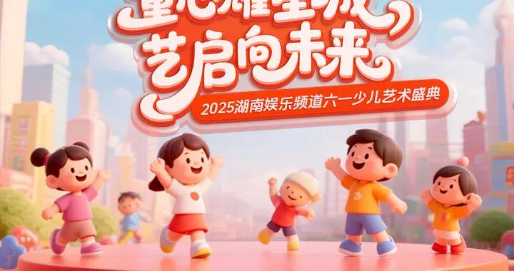 童心耀星城，藝啓向未來 | 2025湖南娛樂頻道六一少兒藝術盛典，音樂劇盛宴來襲！