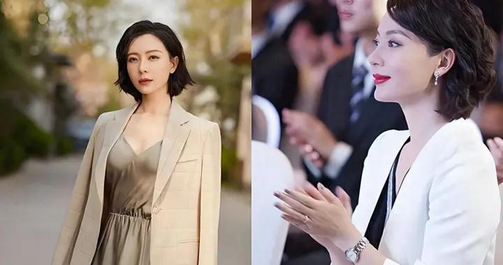 看了48歲陳數的穿搭，我悟了：選淺色不配亮色，看着就美麗高級