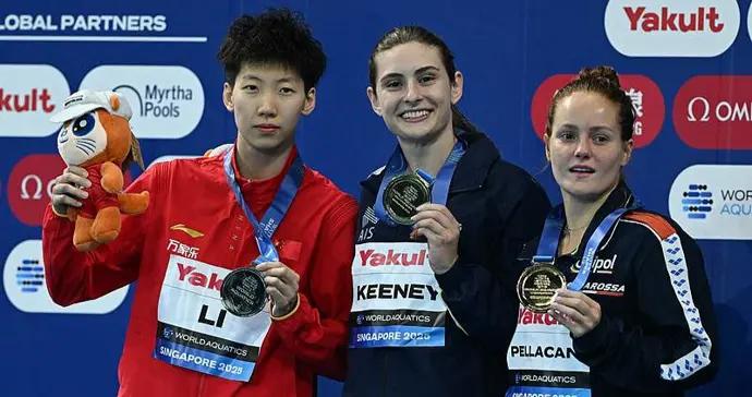 游泳世錦賽｜女子1米板失守，跳水“夢之隊”首日即遭遇有力挑戰