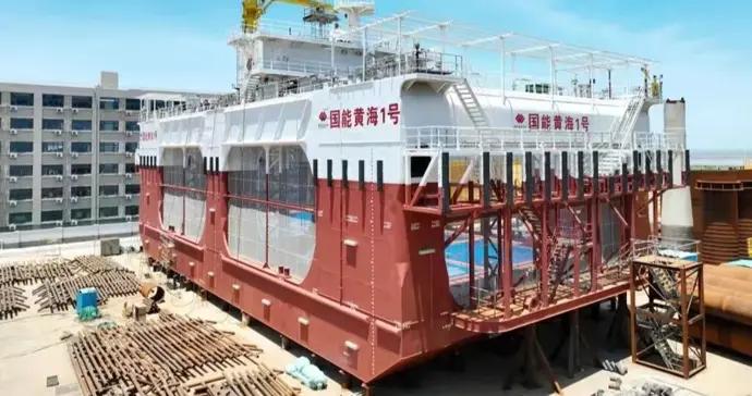 江蘇首座海洋牧場下水調試