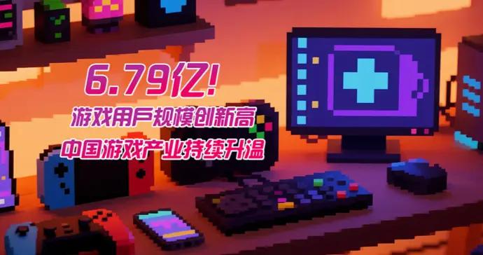 文匯視訊｜6.79億！ 遊戲用戶規模創新高，中國遊戲產業持續升溫