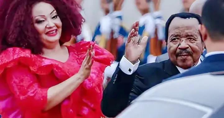 喀麥隆第一夫人，以選美出道以髮型出名，小丈夫36歲穿搭青睞亮色