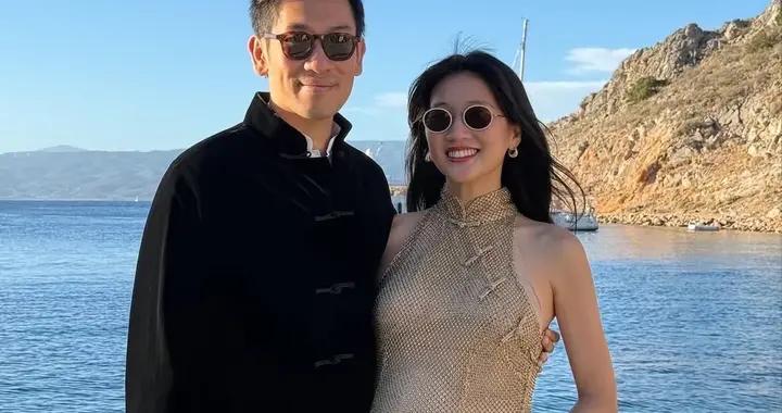 鄭丹瑞女兒官宣懷孕！踩高跟鞋拍大肚照美又瘦，女婿和外父像同齡