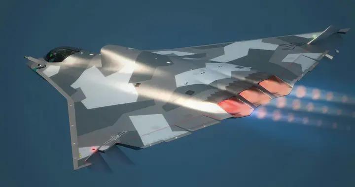 中國殲36二號原型機首次曝光?美媒:裝上矢量發動機,2031年服役