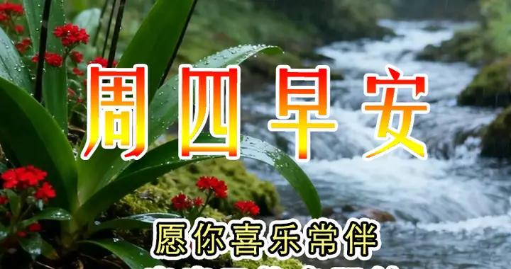 週四早安問候美圖|健康牢記你心上，平安一生件吉祥