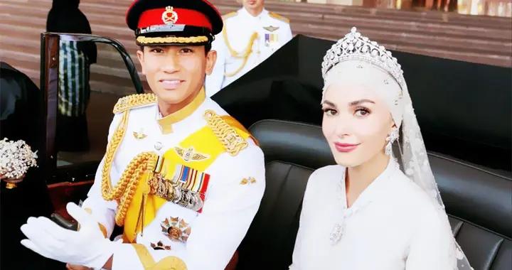 亞洲最帥文萊王子，虎爲寵物豪車600輛，娶混血名媛穿搭太耀眼