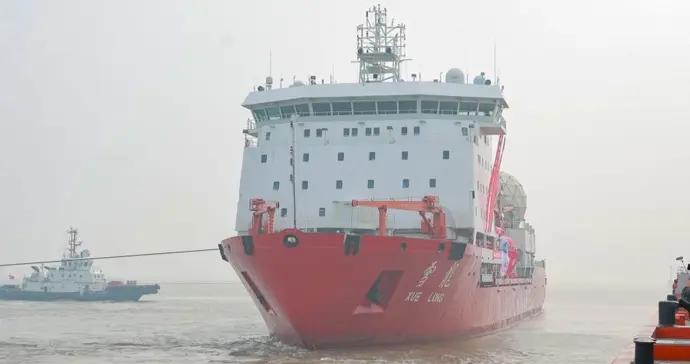 啓航奔赴南極，上海邊檢機關助力“雙龍探極”
