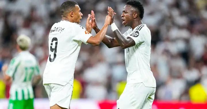 本賽季五大聯賽僅2人在對方禁區觸球80+次：維尼修斯、姆巴佩