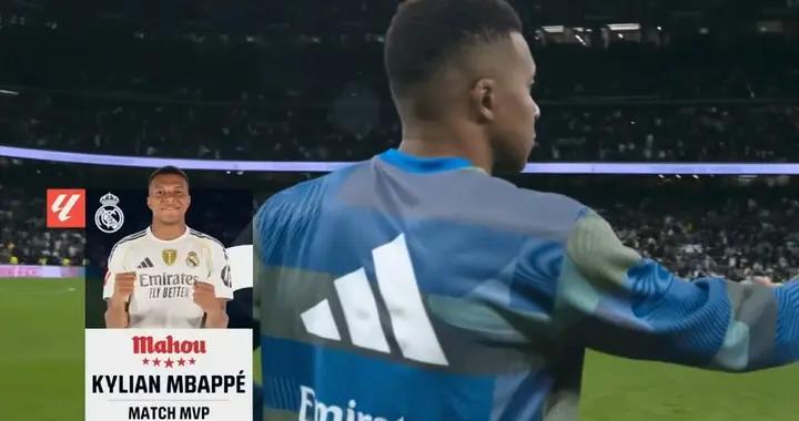 梅開二度，姆巴佩當選皇馬vs瓦倫西亞全場最佳