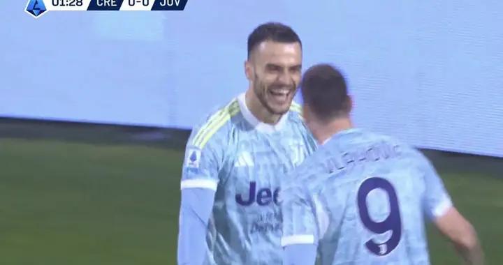 2分鐘打進斯帥執教尤文首球，科斯蒂奇時隔958天首次意甲破門