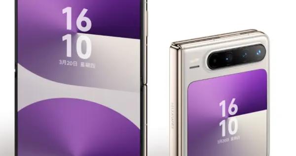 華爲Pura X2設計草圖曝光：展開後比例爲4:3 或四月發