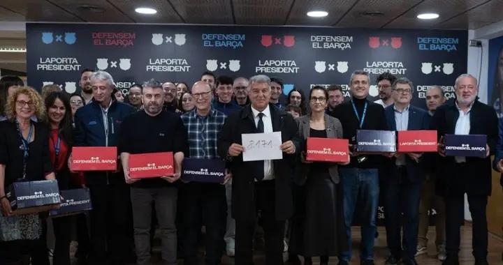 科貝：拉波爾塔提交了8171份會員簽名，比2021年少了2100份