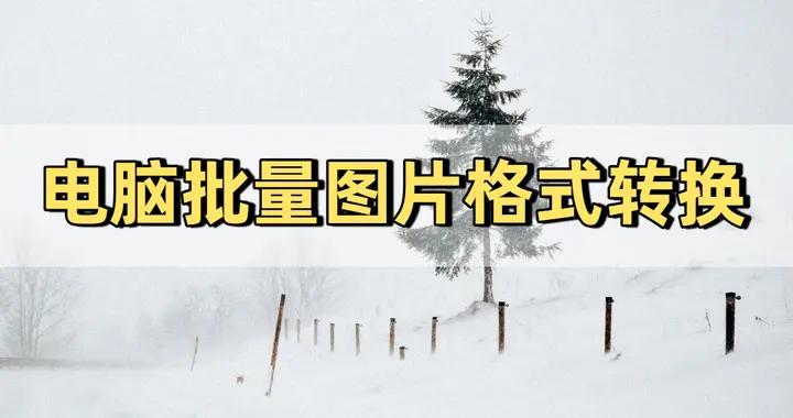 超實用！電腦批量圖片格式轉換技巧分享