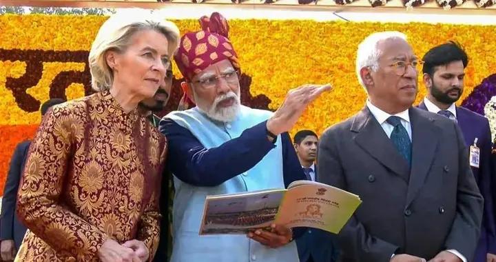 馮德萊恩希望莫迪像中國一樣，再一次拯救歐洲於危難之間