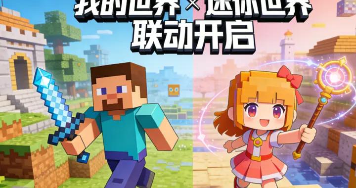 柏林牆倒塌！ 14歲初中生搞定《迷你世界》與《我的世界》跨聯機