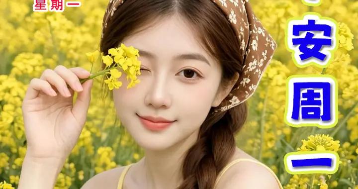 23張 3月2日 星期一 美女早安圖片 精選週一早安祝福美圖