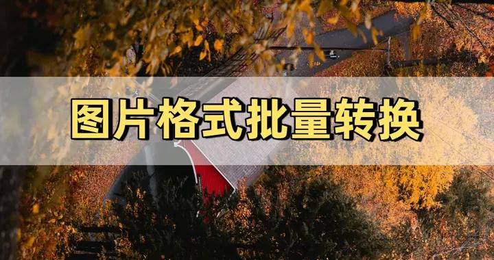 圖片格式批量轉換：超實用的操作指南來啦
