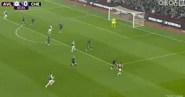 半場：切爾西2-1維拉，佩德羅雙響，路易斯閃擊