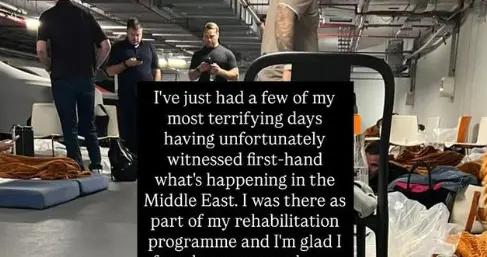 本在中東養傷，舍爾：我經歷了人生最恐怖幾天，已平安回英國