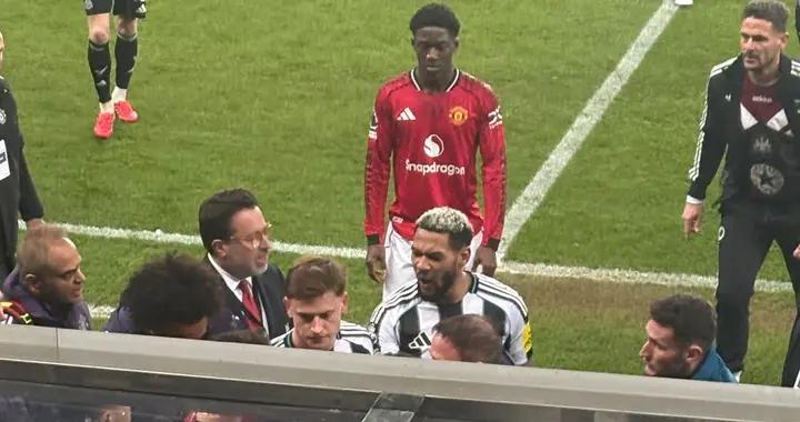 曼晚：紐卡曼聯近年積怨已久，B費和喬林頓在球員通道吵架