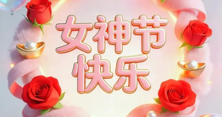 願歲月溫柔以待你，愛你不止三千遍，三八婦女節快樂