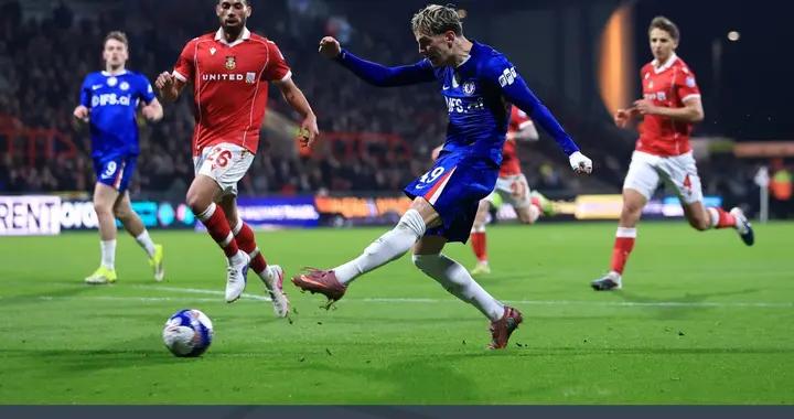 常規時間：切爾西2-2雷克瑟姆，阿昌龐建功，加納喬造烏龍