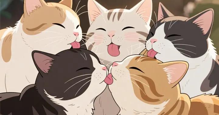 驚呆了！貓咪互舔毛背後竟藏着這些祕密