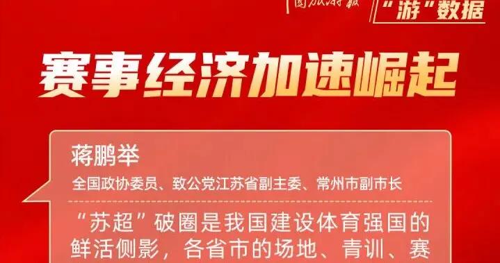 兩會“遊”數據丨賽事經濟加速崛起