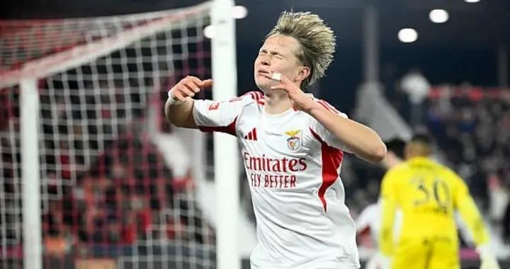 葡媒：巴薩在關注本菲卡邊鋒謝爾德魯普，已派出球探現場考察