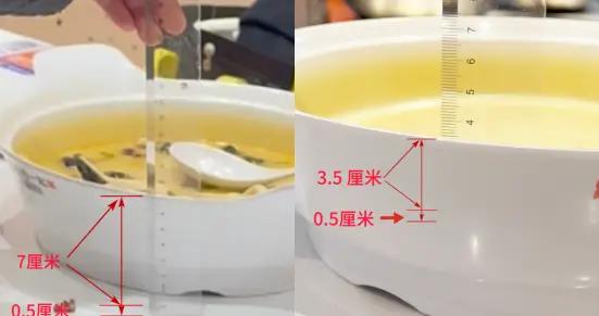 虛高3.5釐米，接近總高度一半，知名連鎖品牌給菜盆穿“內增高”？加盟負責人：爲了維持“顏值”和賣相