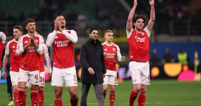 阿森納歐冠已取得8連勝，歷史上英格蘭球隊中僅次於曼城