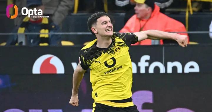 18歲64天，雷賈尼成爲德甲歷史最年輕的意大利進球球員