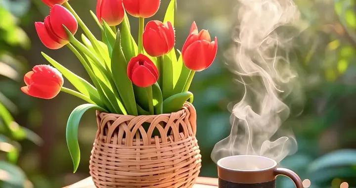 新的一天，願你不負春光，不負熱愛，快樂永駐心上！早安！