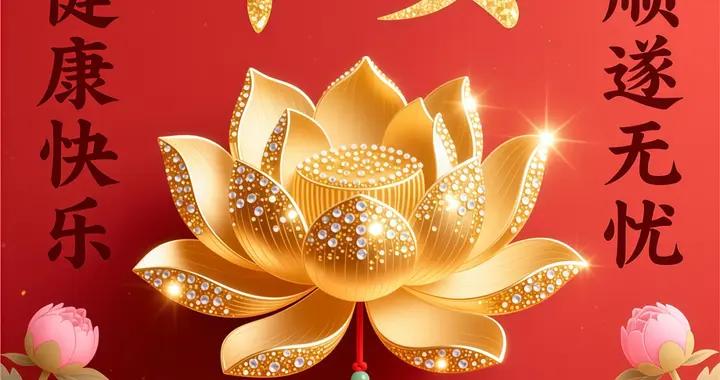 早安吉祥祝福：心有歡喜，步步生光，心向美好