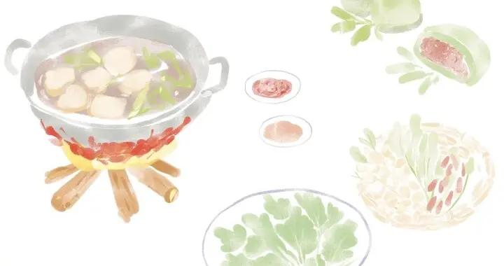 地鍋豆腐蒿子饃，中！