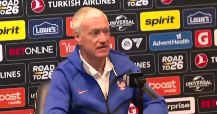 德尚：姆巴佩可以首發但不太會踢滿全場；登貝萊左中右都能踢