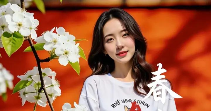 3月20日-春分美女早安圖片 龍抬頭早安祝福圖片