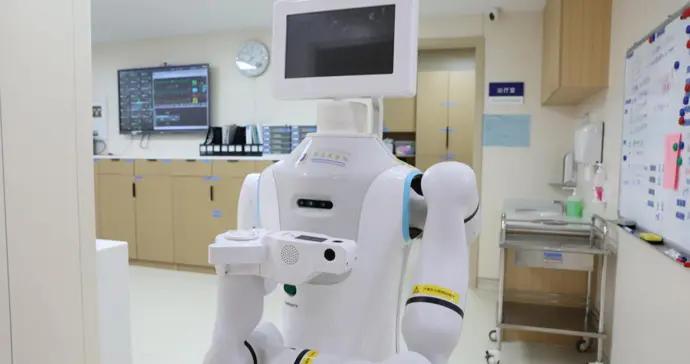 國內首臺“持證上崗”移動醫療機器人正式“入職”浙大邵逸夫醫院ICU