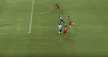 半場：定南贛聯0-1南通支雲，定南贛聯後場失誤，葉道馳笑納大禮