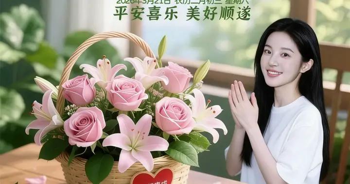 農曆二月初三，星期六早安圖片，週六早安祝福語大全