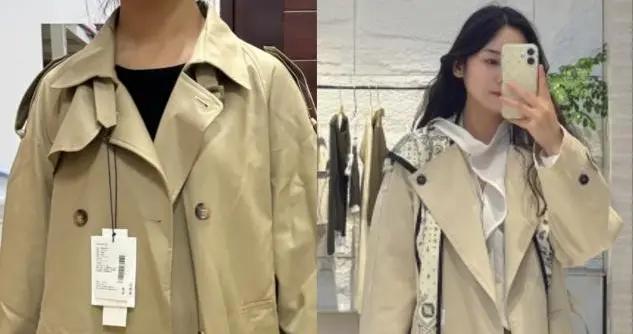 同一件風衣，“網購”和“實體店”有什麼區別？真實對比圖告訴你