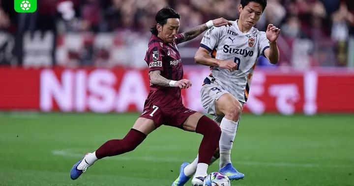 神戶勝利船2-0清水心跳，永戶勝也建功，扇原貴宏點射