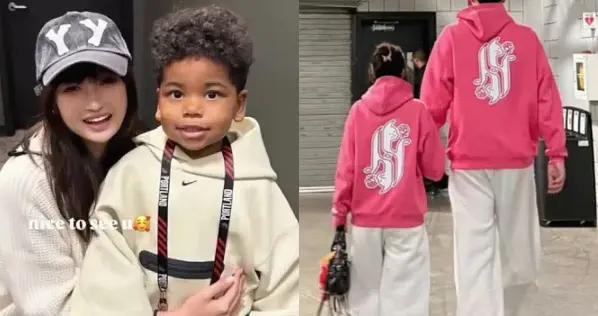 楊瀚森女友幫利拉德帶娃！擴大社交圈，NBA賢內助，甜美又懂事