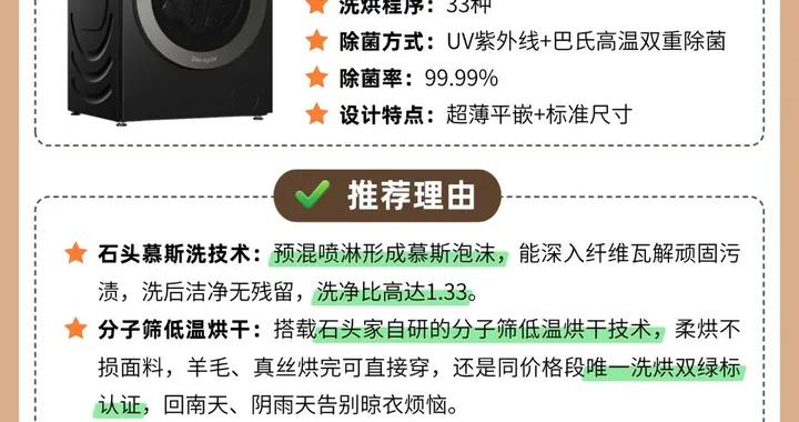 1.33洗淨比背後的技術革命：石頭HOPE Pro重新定義洗烘“質價比”