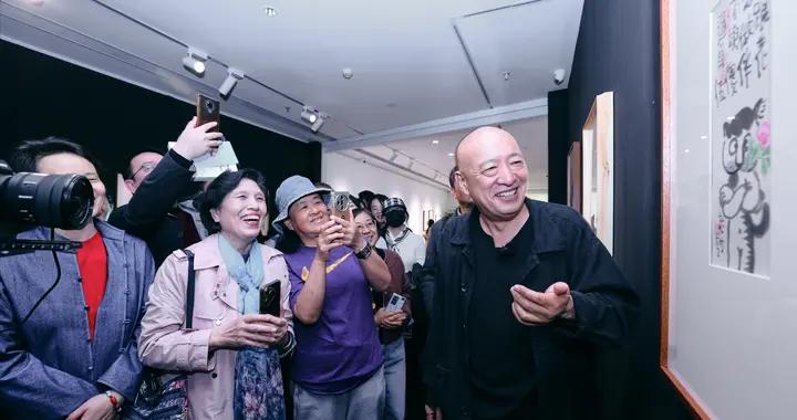 心中得閒——老樹畫畫作品展在悠藝術中心開幕